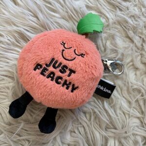 Punchkins Peach Just Peachy Plush Bag Charm